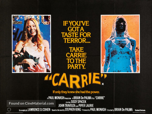 Carrie - British Movie Poster