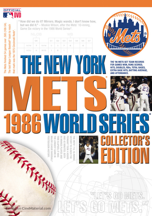 &quot;1986 World Series&quot; - DVD movie cover