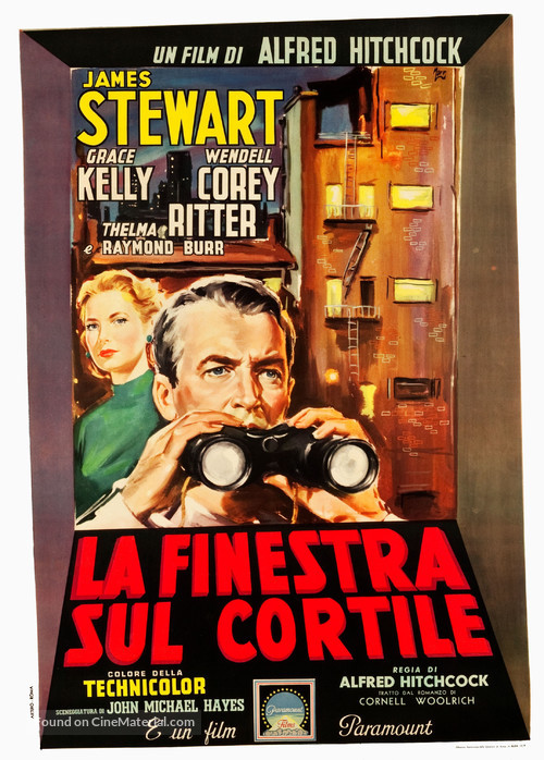 Rear Window - Italian Movie Poster