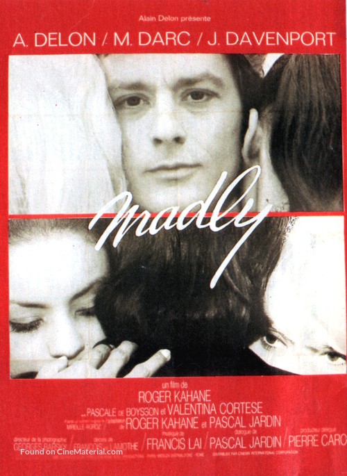 Madly - French Movie Poster