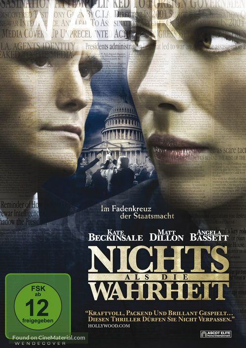 Nothing But the Truth - German DVD movie cover