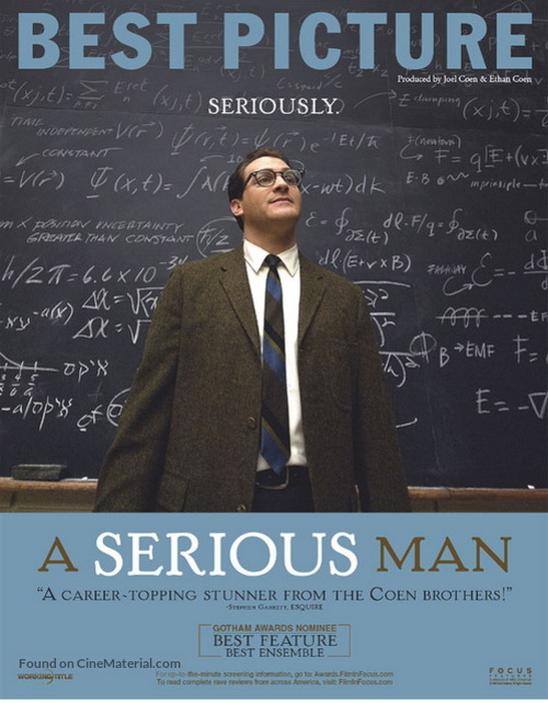 A Serious Man - For your consideration movie poster