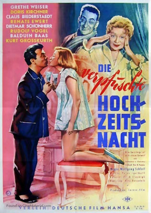 Die verpfuschte Hochzeitsnacht - German Movie Poster