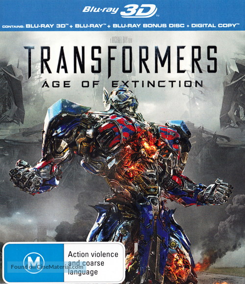 Transformers: Age of Extinction - Australian Movie Cover