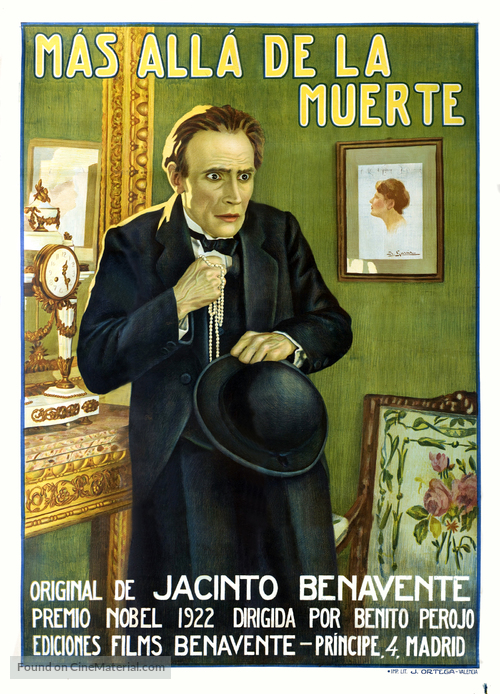 M&aacute;s all&aacute; de la muerte - Spanish Movie Poster