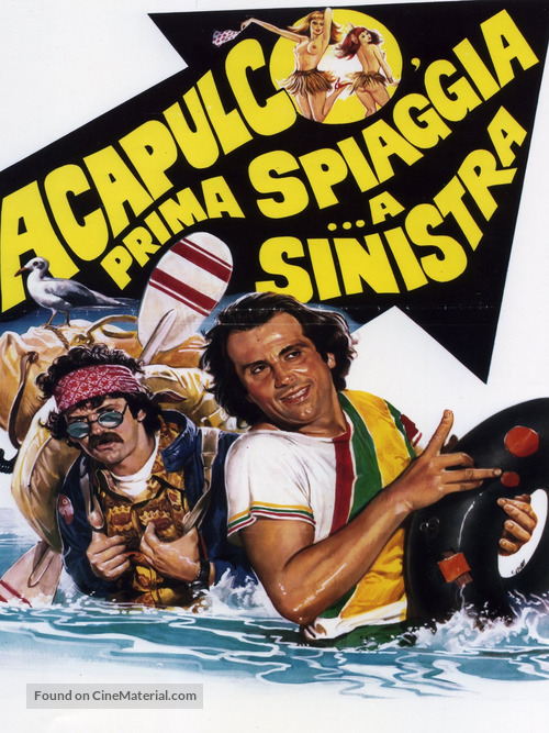 Acapulco, prima spiaggia... a sinistra - Italian Movie Cover