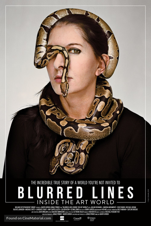 Blurred Lines: Inside the Art World - Canadian Movie Poster