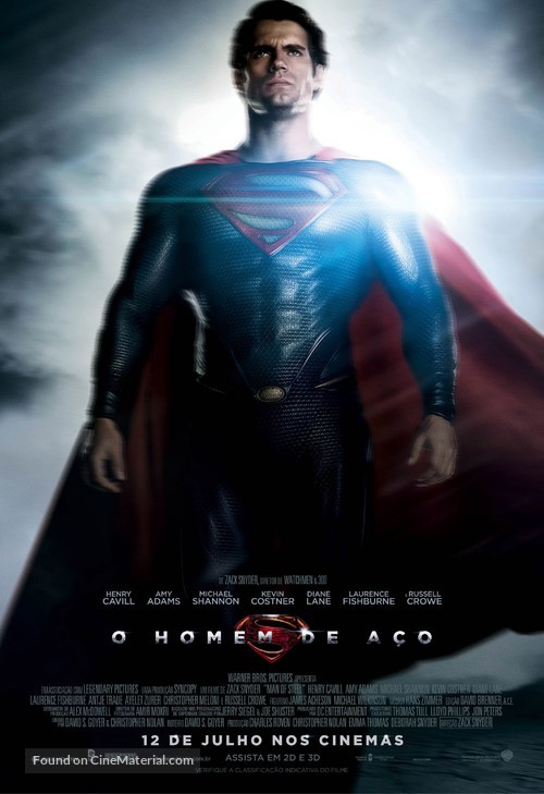 Man of Steel - Brazilian Movie Poster