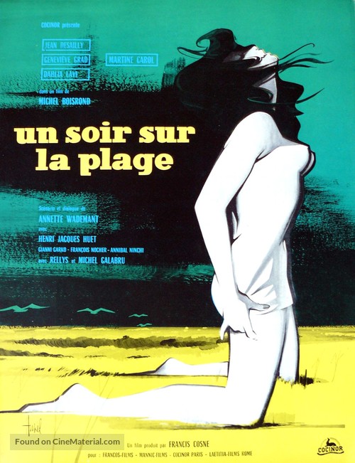 Un soir sur la plage - French Movie Poster