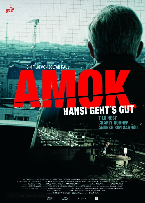 Amok - German Movie Poster