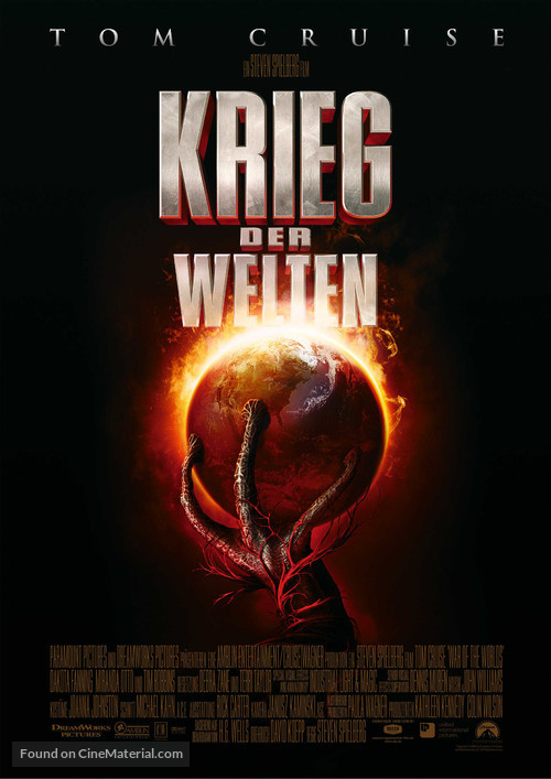 War of the Worlds - German Movie Poster