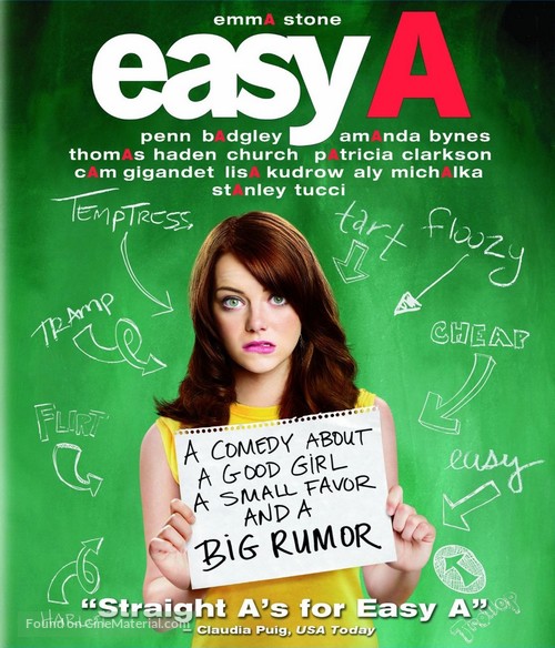 Easy A - Blu-Ray movie cover