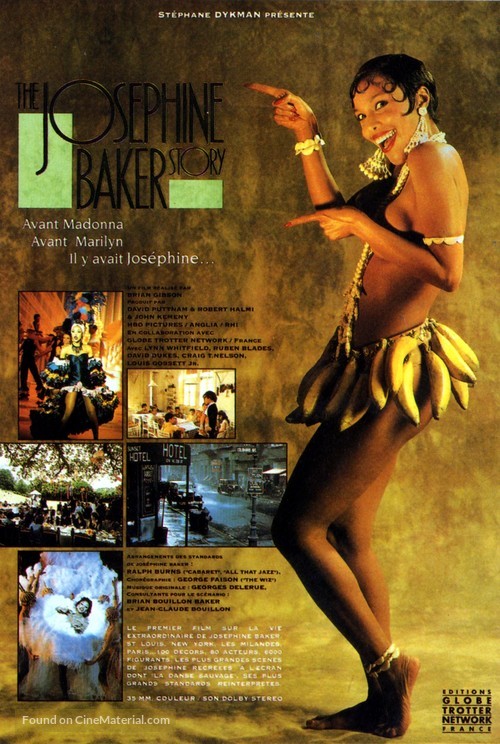 The Josephine Baker Story - French VHS movie cover