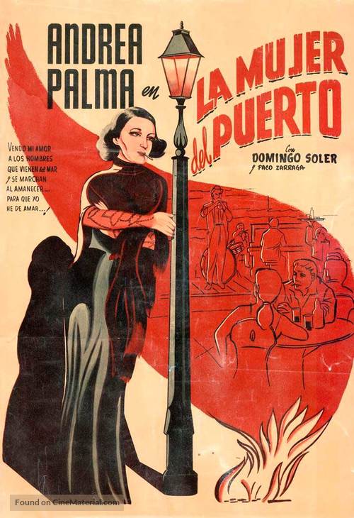 La mujer del puerto - Mexican Movie Poster