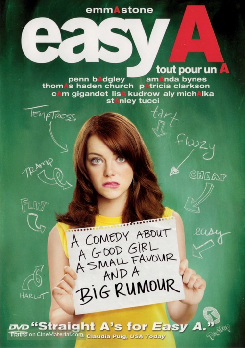 Easy A - Canadian Movie Cover