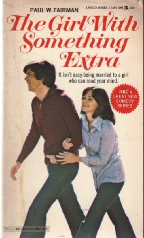 The Girl with Something Extra - VHS movie cover