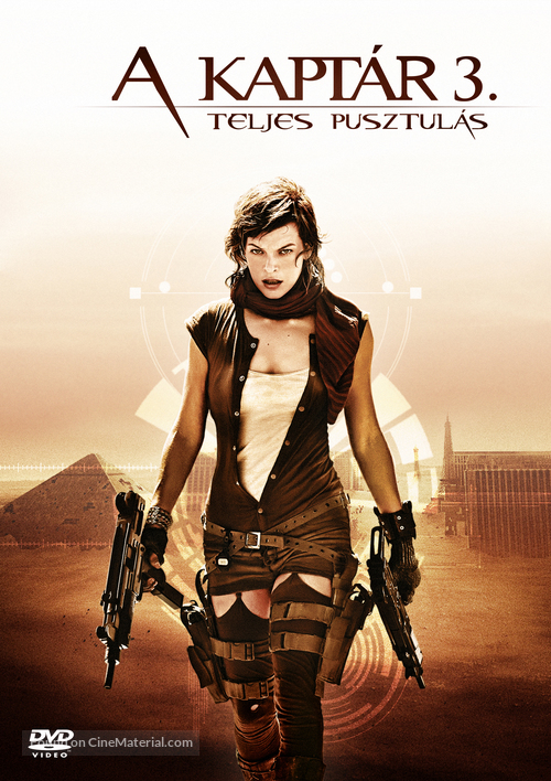 Resident Evil: Extinction - Hungarian DVD movie cover