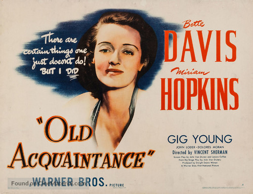 Old Acquaintance - Movie Poster