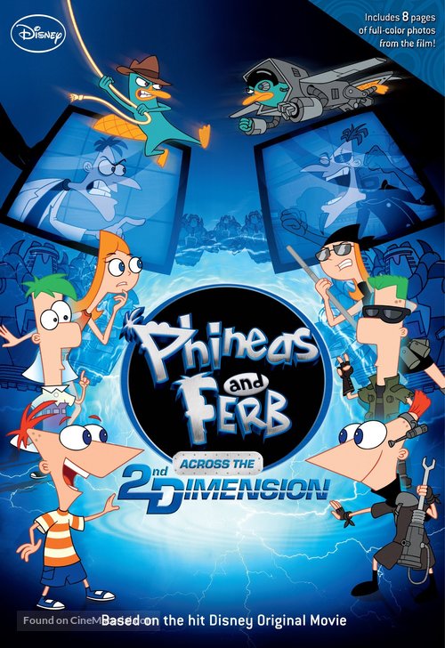 Phineas and Ferb: Across the Second Dimension - DVD movie cover