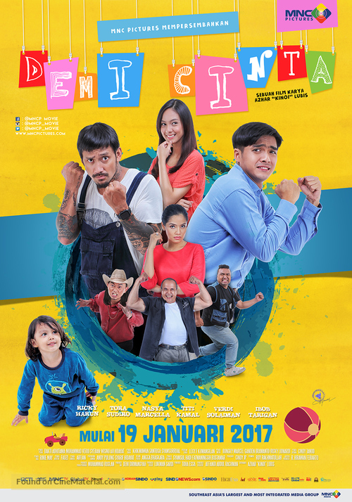 Demi Cinta - Indonesian Movie Poster