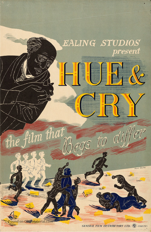 Hue and Cry - British Movie Poster
