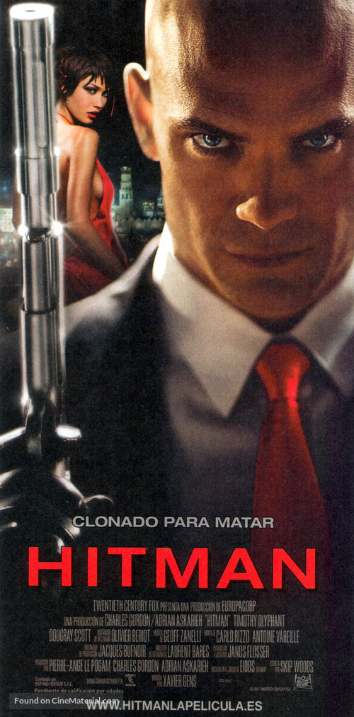 Hitman - Spanish Movie Poster