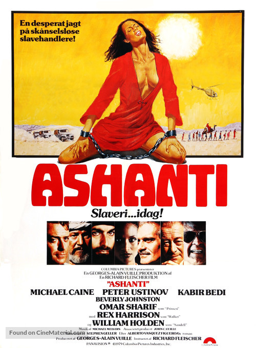 Ashanti - Danish Movie Poster