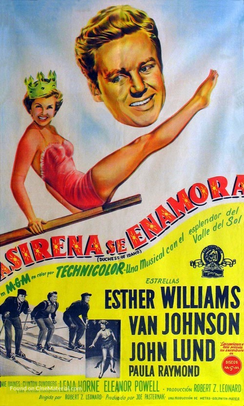 Duchess of Idaho - Argentinian Movie Poster