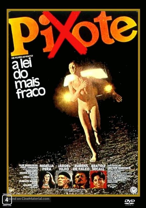 Pixote: A Lei do Mais Fraco - Brazilian Movie Cover