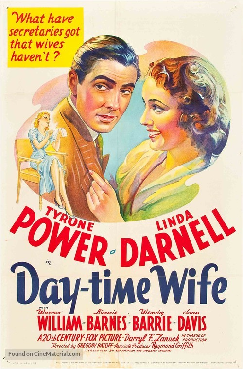 Day-Time Wife - Movie Poster