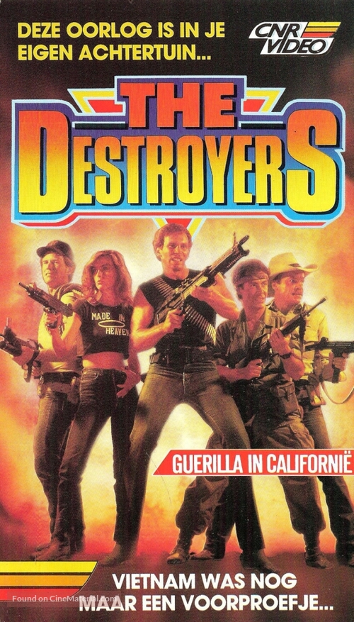 The Devastator - Dutch VHS movie cover