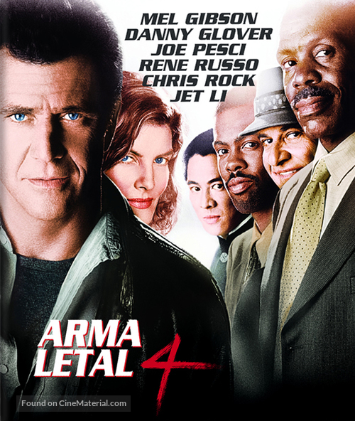 Lethal Weapon 4 - Spanish Blu-Ray movie cover