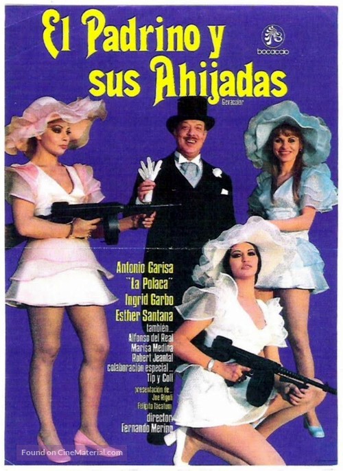 El padrino y sus ahijadas - Spanish Movie Poster