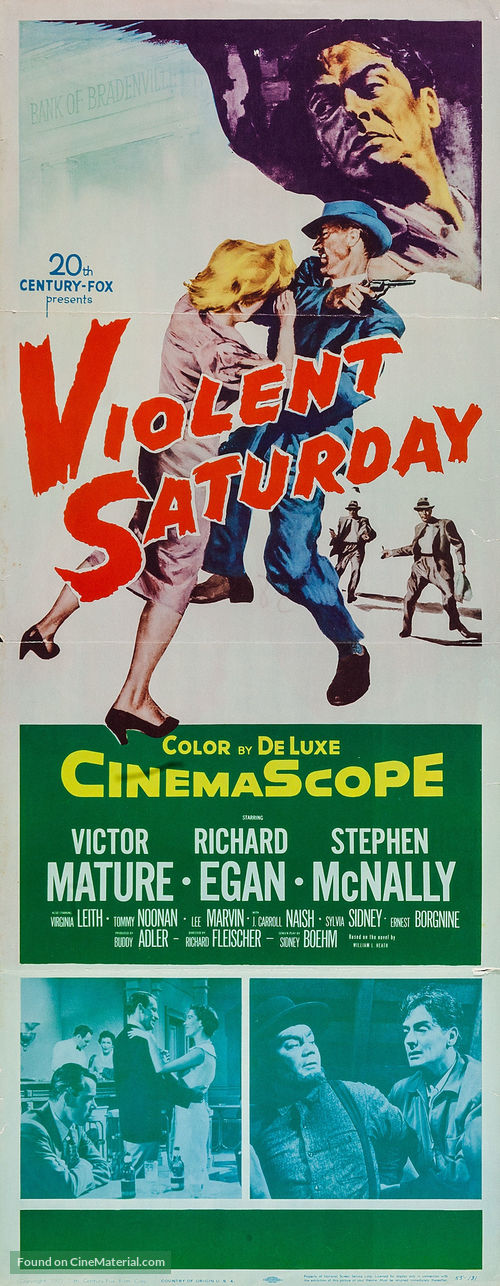 Violent Saturday - Movie Poster