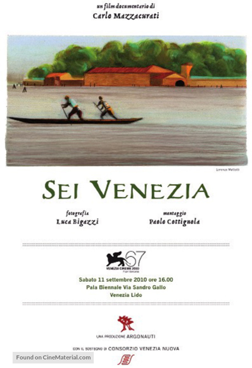 Sei Venezia - Italian Movie Poster