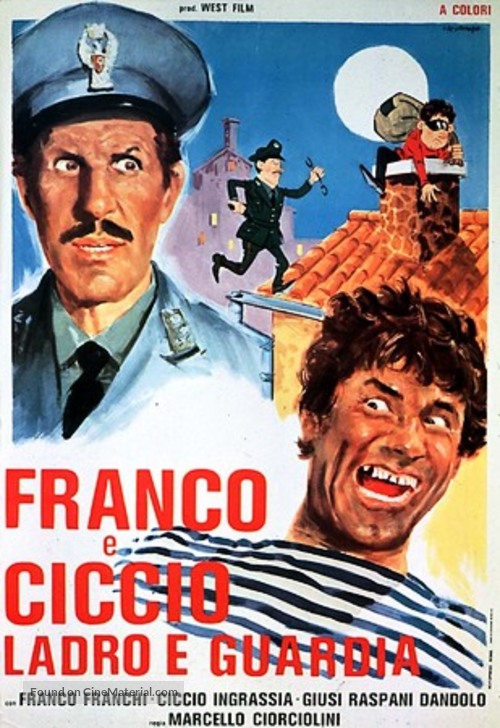 Franco e Ciccio... ladro e guardia - Italian Movie Poster