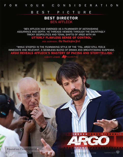 Argo - For your consideration movie poster