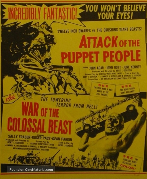 Attack of the Puppet People - poster