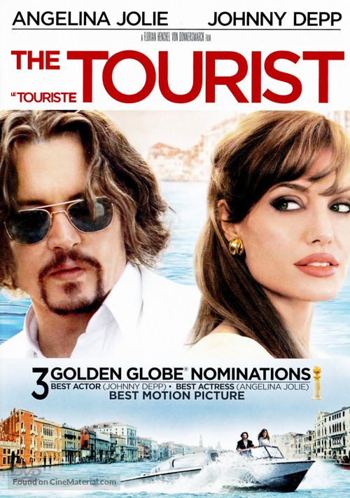 The Tourist - Canadian DVD movie cover