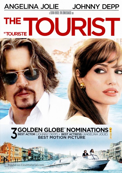 The Tourist - Canadian DVD movie cover