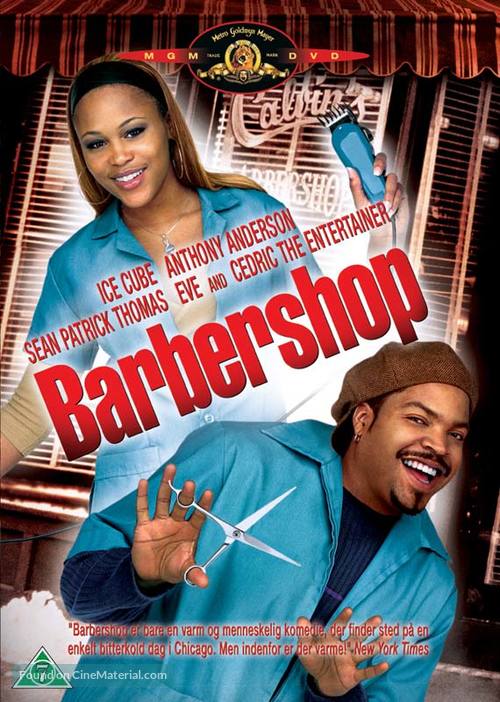 Barbershop - Danish DVD movie cover