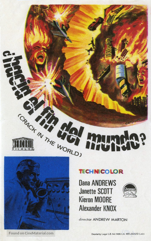 Crack in the World - Spanish Movie Poster
