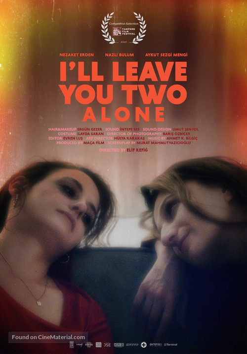 I&#039;ll Leave You Two Alone - Turkish Movie Poster