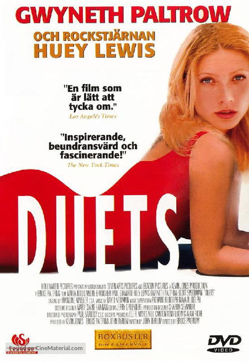 Duets - Swedish DVD movie cover