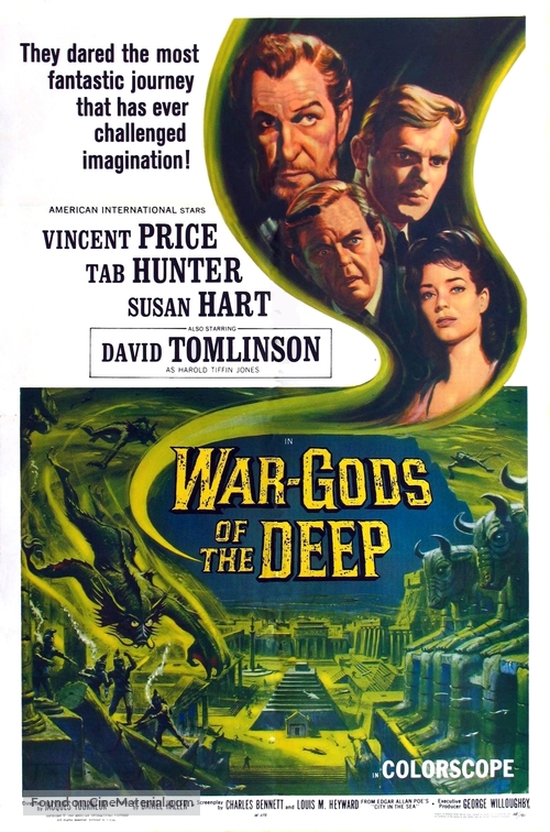 War-Gods of the Deep - Movie Poster