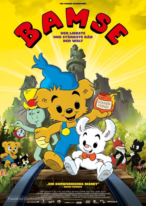 Bamse och tjuvstaden - German Movie Poster