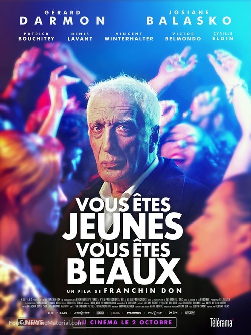 Vous &ecirc;tes jeunes vous &ecirc;tes beaux - French Movie Poster