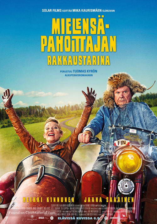 Mielens&auml;pahoittajan rakkaustarina - Finnish Movie Poster