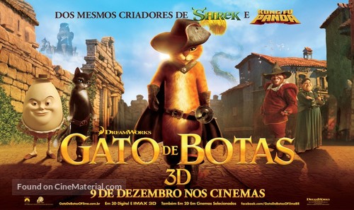 Puss in Boots - Brazilian Movie Poster