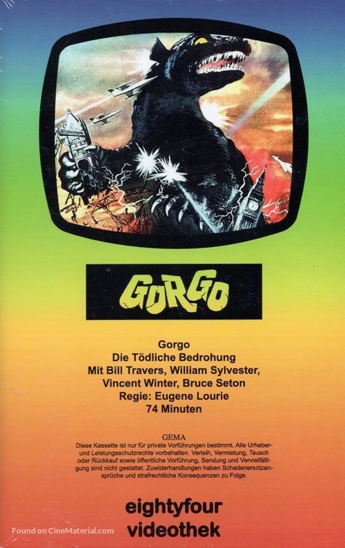 Gorgo - German DVD movie cover